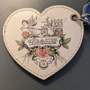 TWO Coach Keychains plus bonus bag tag